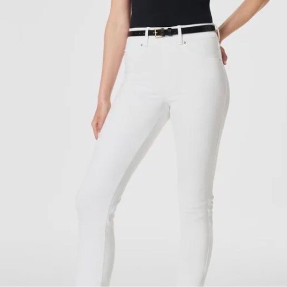 Spanx NWOT stretch high waist white jeans medium